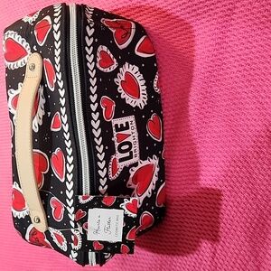 NWT Brighton "Hearts A Flutter" Cosmetic Bag, MSRP: $78